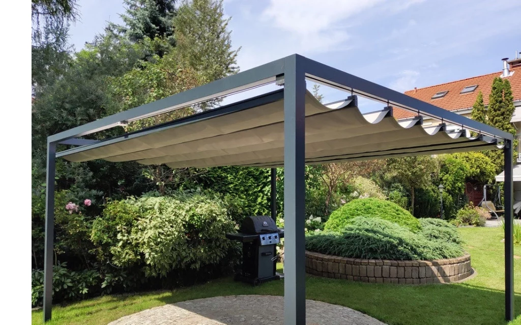 wolnostojąca pergola aluminiowa na taras